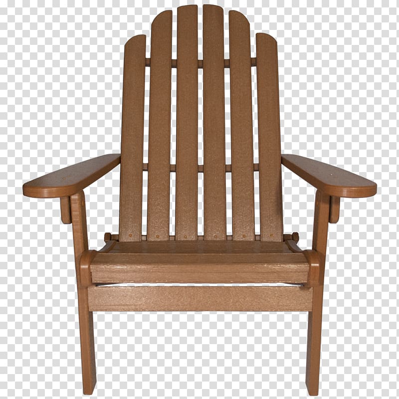 Adirondack chair Table Deckchair Furniture, timber battens seating top view transparent background PNG clipart