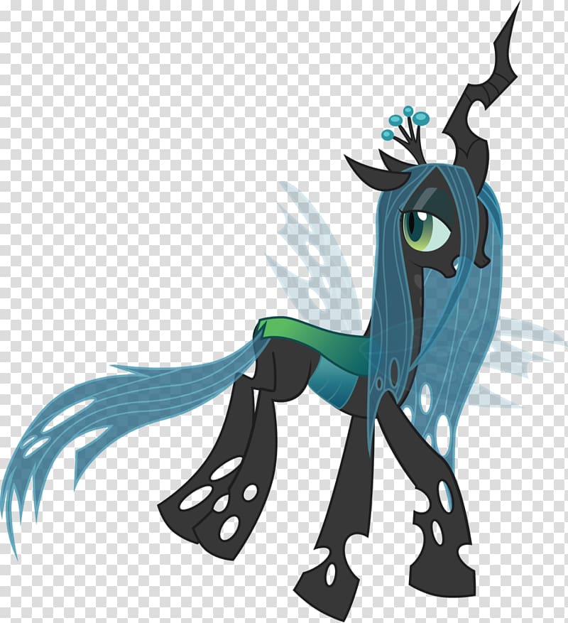 Pony Rarity Queen Chrysalis Pinkie Pie Princess Cadance, Queen Chrysalis transparent background PNG clipart