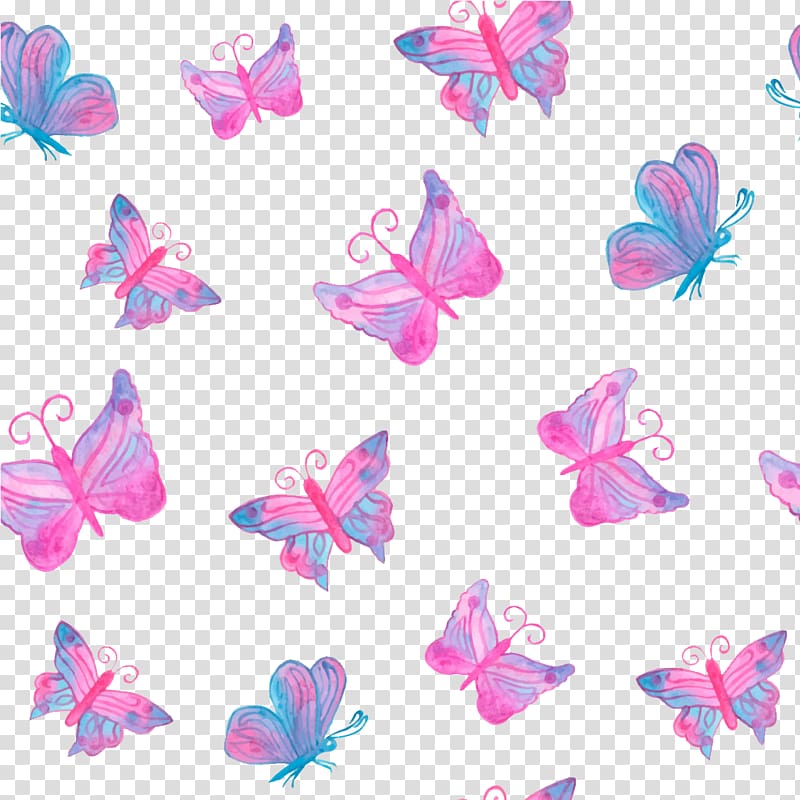 Butterfly Drawing Watercolor painting , Drawing Butterfly Tile transparent background PNG clipart