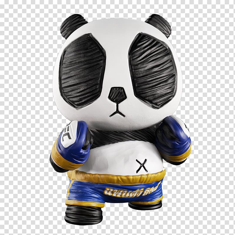 Mighty Jaxx Giant panda Boxing Ink, muay thai combos icon transparent background PNG clipart