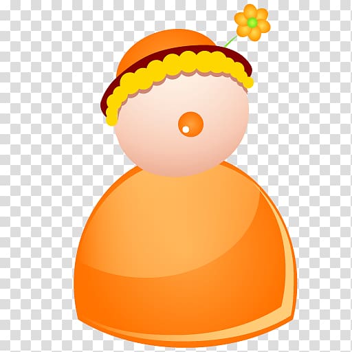 orange fictional character , Clown transparent background PNG clipart