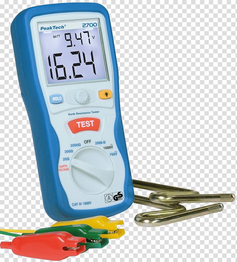 Ground Multimeter Electrical resistance and conductance Telluromètre Digital Earth, others transparent background PNG clipart