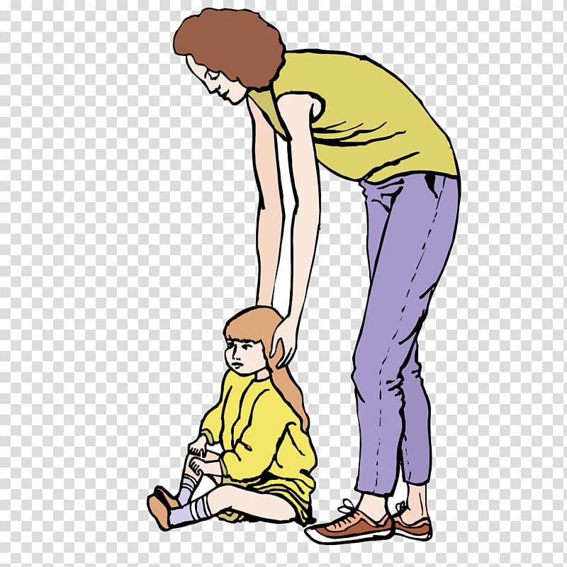 Child Mother Illustration, Mothers with children transparent background PNG clipart