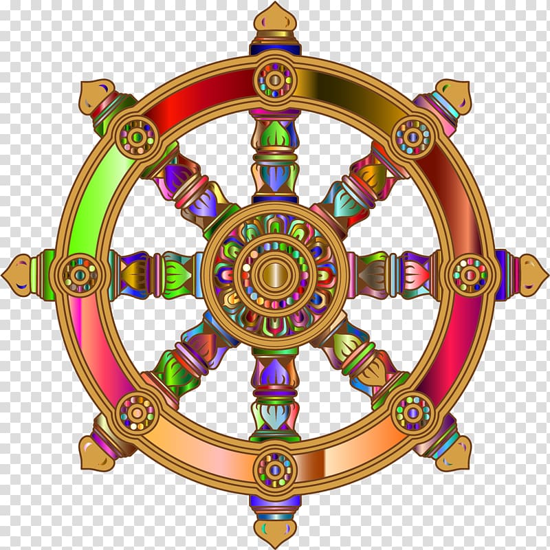 Buddhism Dharmachakra Buddhist symbolism, hinduism transparent background PNG clipart