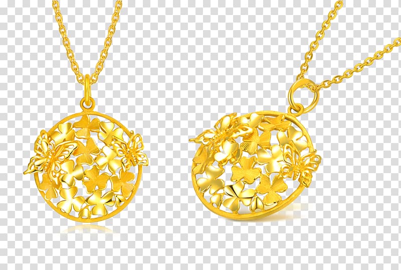 Necklace Gold Chain, necklace transparent background PNG clipart