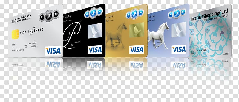Smartphone Oman Arab Bank Display advertising, Visa gift card transparent background PNG clipart