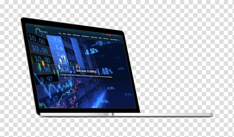 Laptop Computer Monitors Trade Foreign Exchange Market Technology, Tech Postcard transparent background PNG clipart