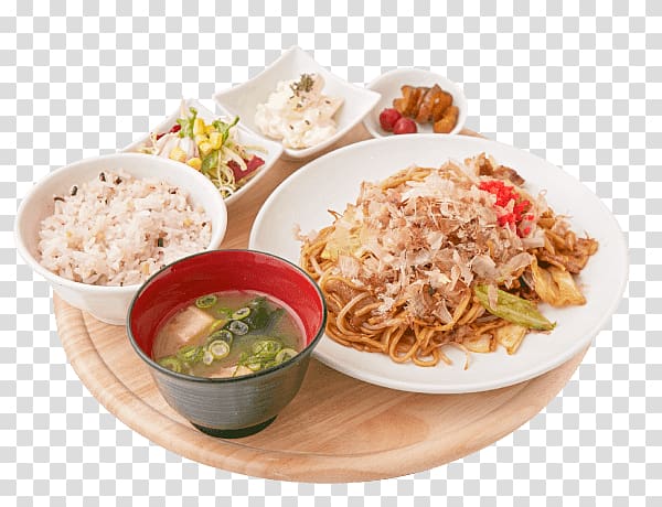 Cooked rice Lunch Chinese cuisine Thai cuisine Cuisine of the United States, Yaki Udon transparent background PNG clipart