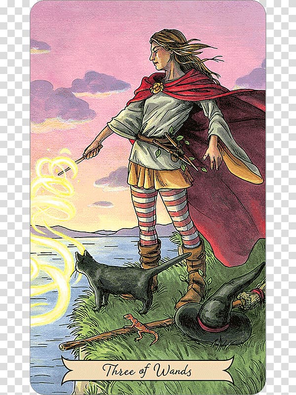 Three of Wands Tarot Suit of wands Three of Swords Playing card, others transparent background PNG clipart
