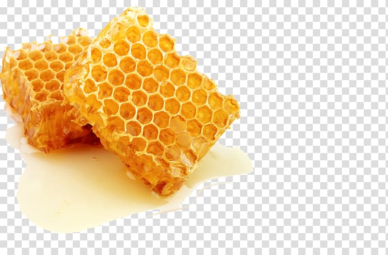 Mu0101nuka honey Honey bee Honeycomb, Honey transparent background PNG clipart