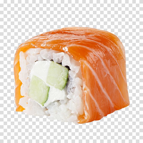 California roll Makizushi Sushi Tempura Philadelphia, sushi rolls transparent background PNG clipart