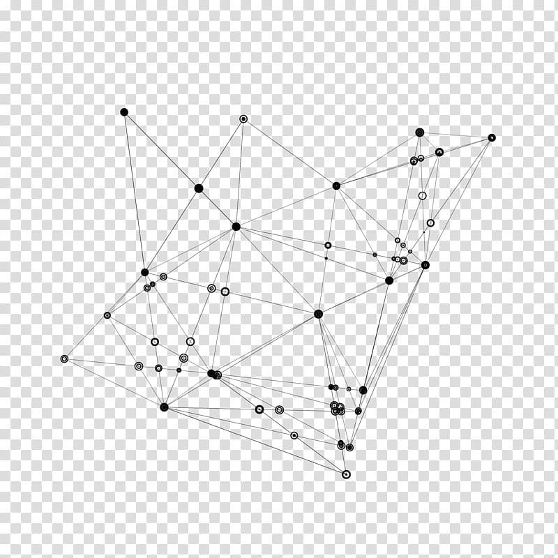 black abstract line , Line Geometry Point, Space connection lines transparent background PNG clipart
