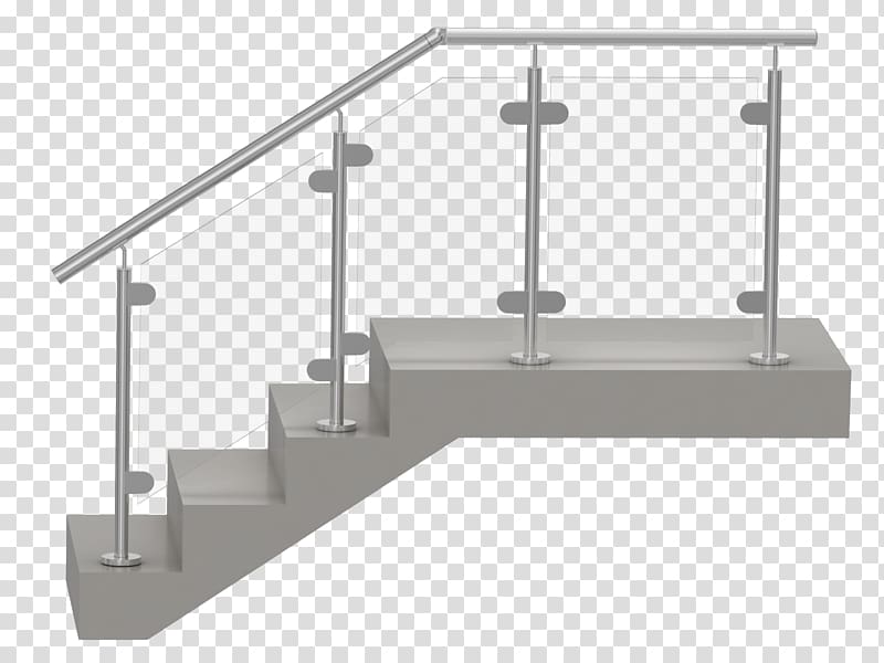 Handrail Guard rail Stainless steel Stairs, stairs transparent background PNG clipart