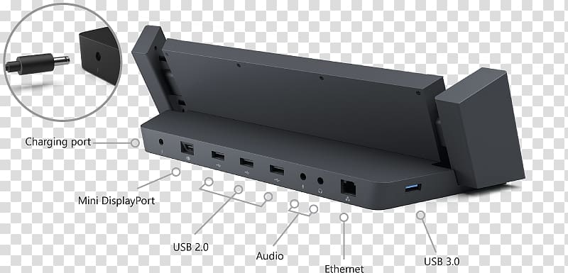 Surface Pro 2 Surface Pro 3 Surface Pro 4 Docking station, Surface pro transparent background PNG clipart