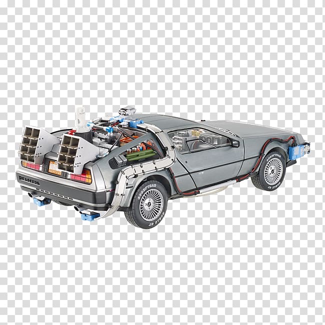 Car DeLorean DMC-12 DeLorean time machine Hot Wheels Back to the Future, car transparent background PNG clipart
