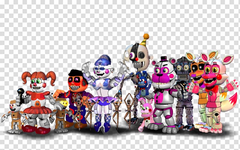 Five Nights at Freddy's: Sister Location All Animatronics