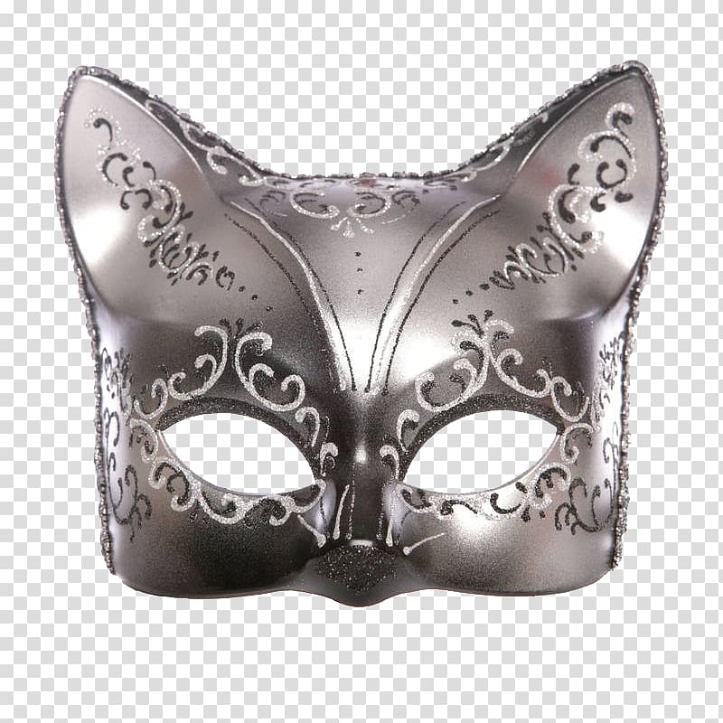 Mask Masquerade ball .xchng, Silver fox mask transparent background PNG clipart