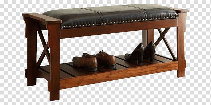 Bench Cedar wood Furniture Table Shelf, Shoe Rack transparent background PNG clipart