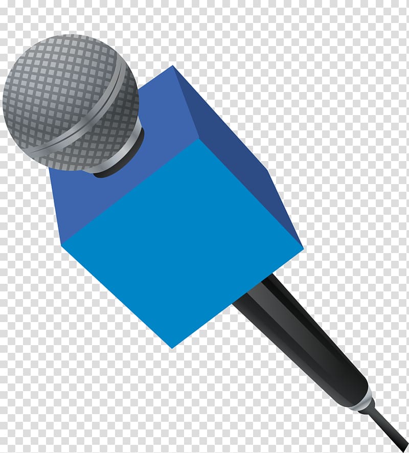gray and black microphone, Journalism Journalist , hand-painted microphone transparent background PNG clipart