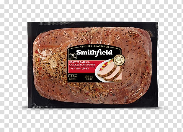 Ham Bacon Smithfield Foods Meat Pork, fresh garlic transparent background PNG clipart