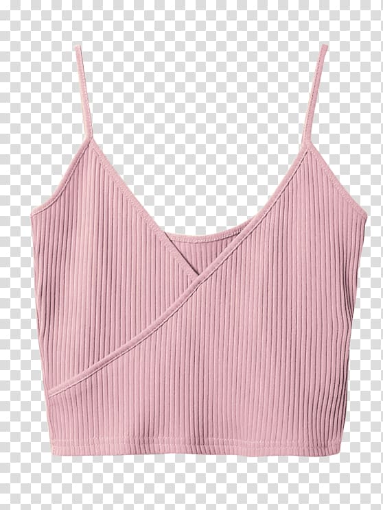 Bra Crop top Sleeveless shirt Tanktop, Tank Top transparent background PNG clipart