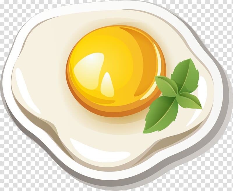 Fried egg Breakfast Omelette Egg sandwich, Fried eggs hand-painted material transparent background PNG clipart