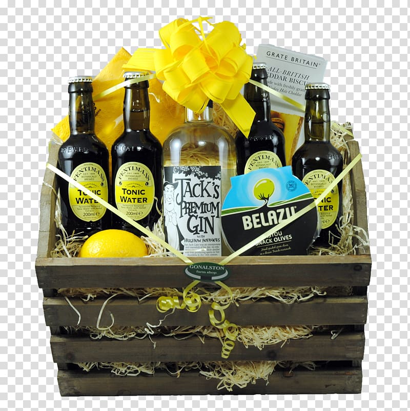 Liqueur Food Gift Baskets Hamper, gift transparent background PNG clipart