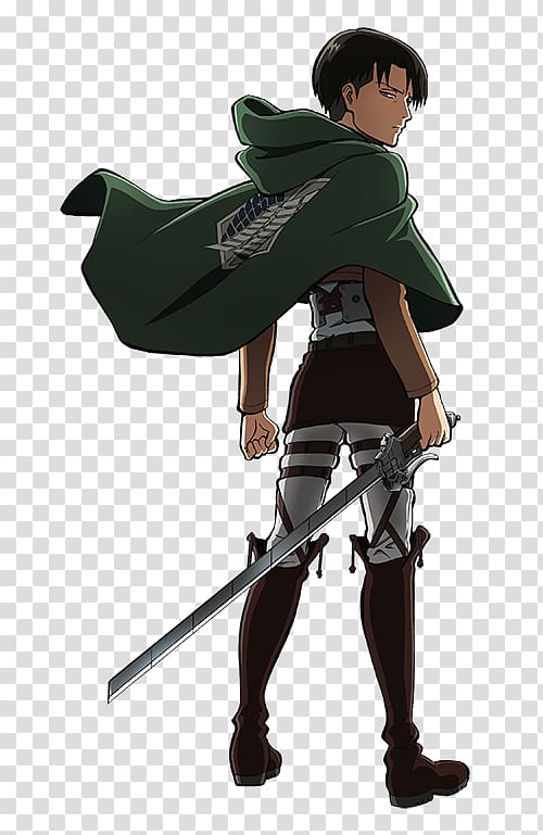 Eren Yeager Attack on Titan Levi Mikasa Ackerman Armin Arlert, Anime transparent background PNG clipart