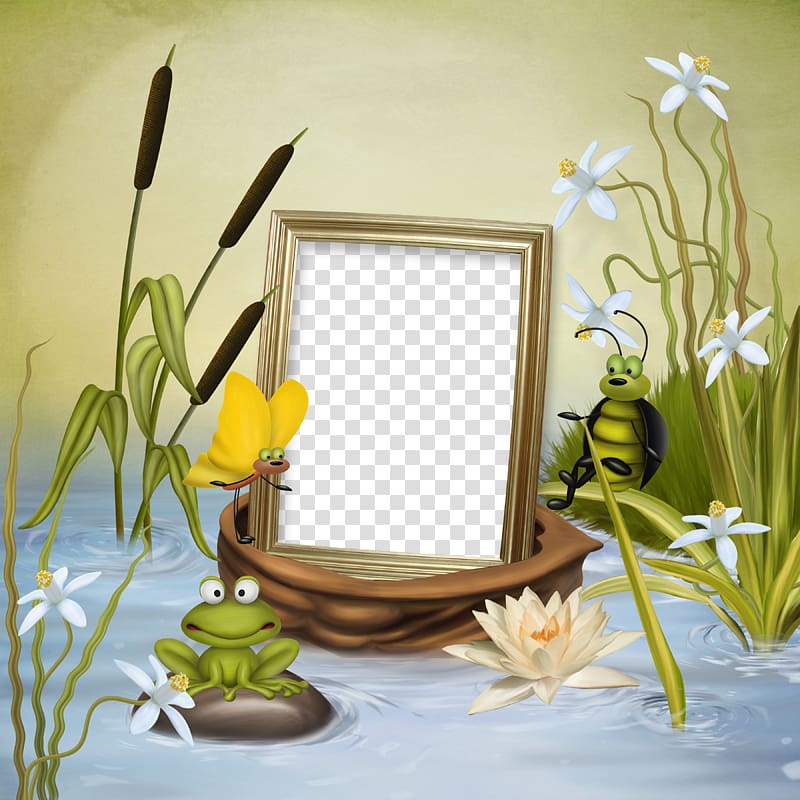 frame , Frog Frame transparent background PNG clipart