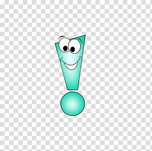 Exclamation mark Drawing , Cartoon smile. transparent background PNG clipart