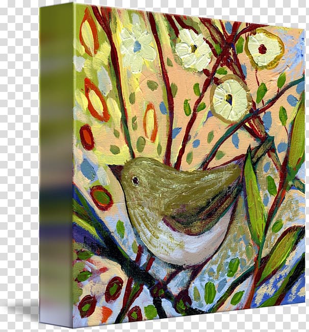 Floral design Giclée Printmaking Modern art Bird, Bird transparent background PNG clipart