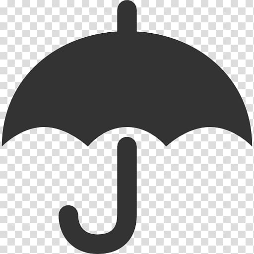 Computer Icons Umbrella , Black Umbrella transparent background PNG clipart