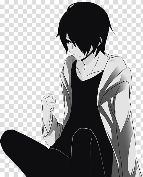 Anime Manga Drawing Emo, Anime transparent background PNG clipart