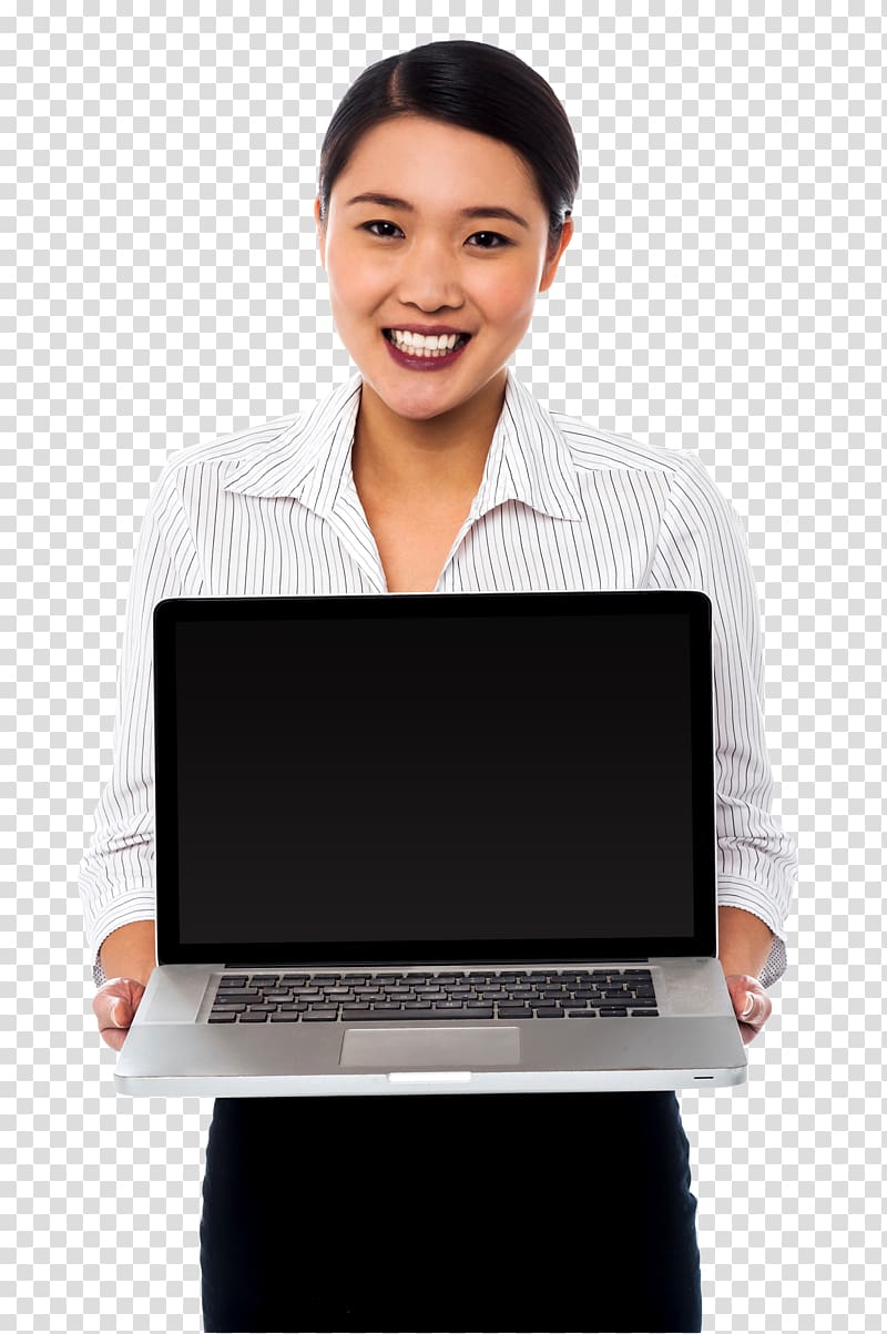 Portable Network Graphics Laptop Multimedia Woman, Computer Operator girl transparent background PNG clipart