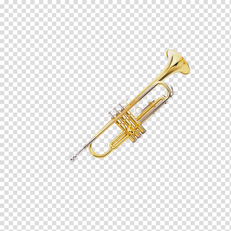 Trumpet Musical instrument Brass instrument Jazz, Trombone transparent background PNG clipart