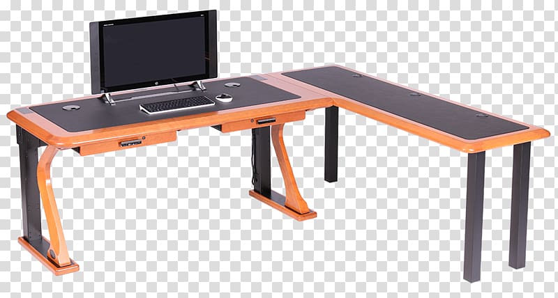 Computer desk Table Office, table transparent background PNG clipart