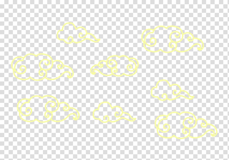 Line Point Angle, golden clouds transparent background PNG clipart