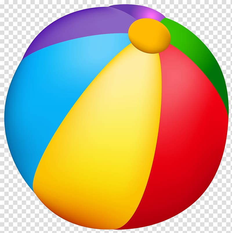 Beach ball , Beach Ball , multicolored beach ball illustration transparent background PNG clipart