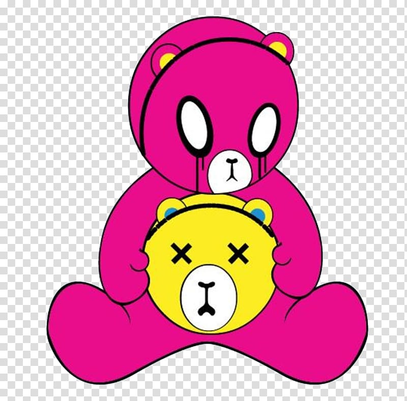 Teddy bear Stuffed toy, Pink dolls transparent background PNG clipart