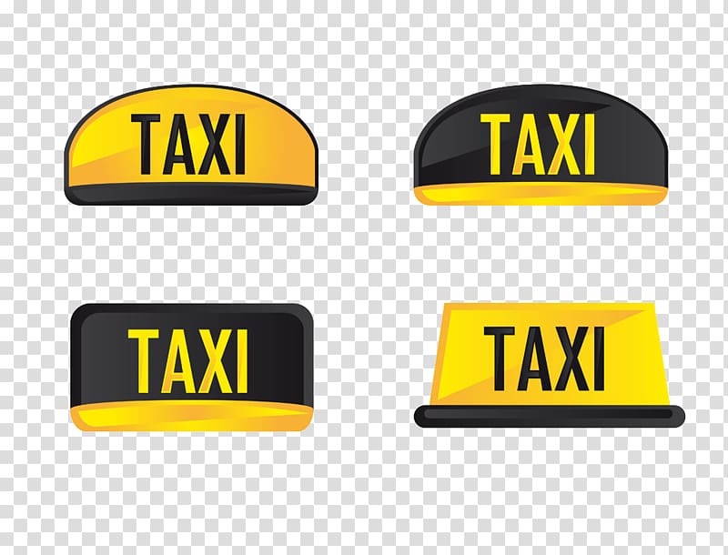 Taxi Yellow cab Illustration, Taxi ceiling painted cartoon logo transparent background PNG clipart