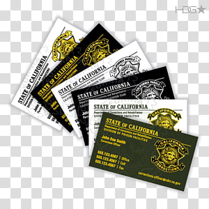 California Department of Corrections and Rehabilitation Business Cards Brand, colorful business card card transparent background PNG clipart thumbnail