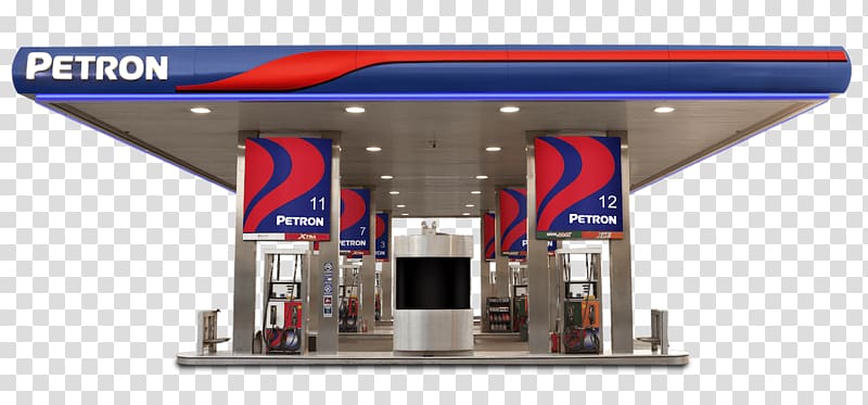 Petron gas station, Petron Petrol Station transparent background PNG clipart