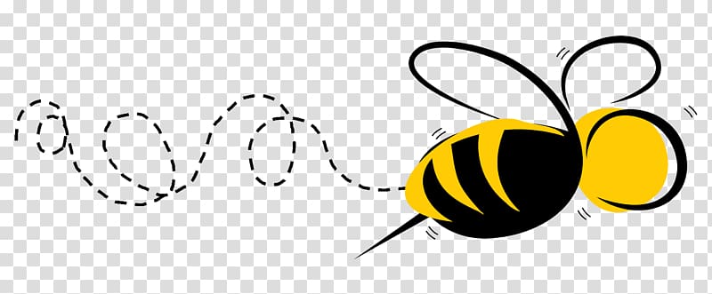 yellow bee , Scripps National Spelling Bee Honey bee, bee transparent background PNG clipart