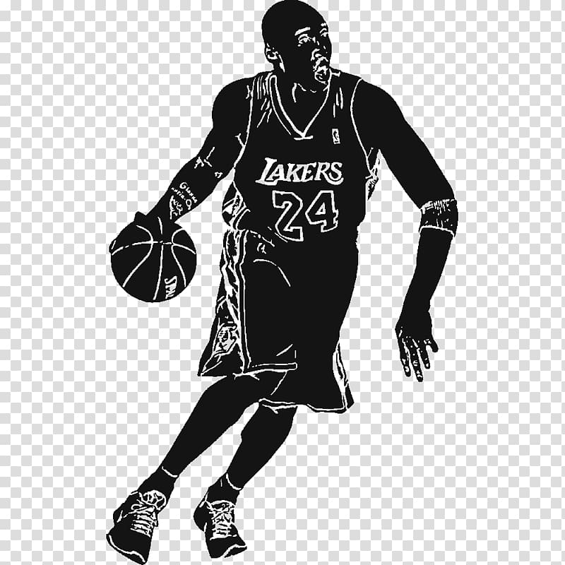 Los Angeles Lakers Wall decal Sticker Basketball, Kobe transparent background PNG clipart