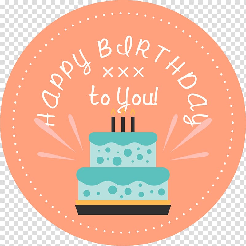Pink cute cake label transparent background PNG clipart