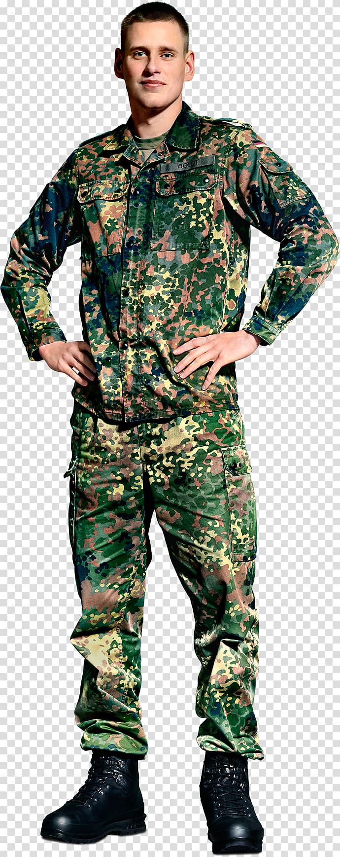 Military camouflage Soldier Die Rekruten Army, Soldier transparent background PNG clipart