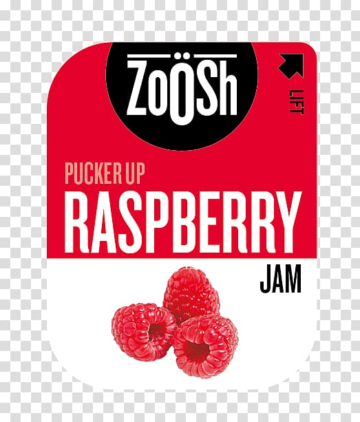 Raspberry Zoosh Jam Portion Control 13.6g Box 50 Berries Strawberry, raspberry transparent background PNG clipart