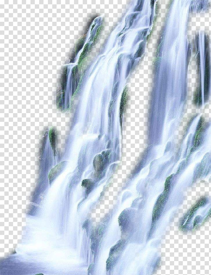 waterfalls, Stream Watercourse, Waterfall waterfall stream material transparent background PNG clipart