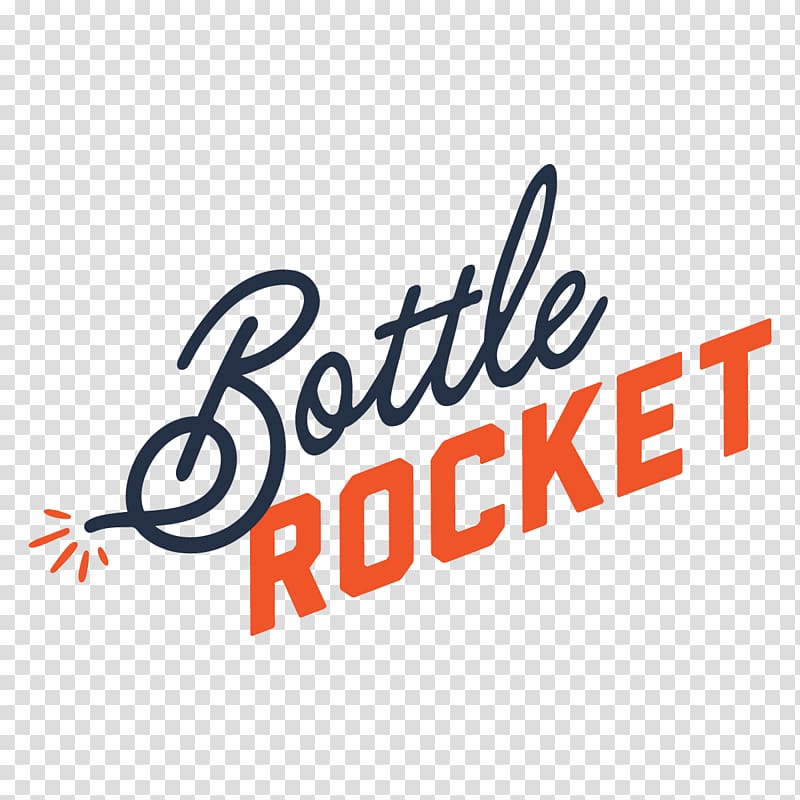 Bottle Rocket Restaurant Logo Beer Food, Bottle Rocket transparent background PNG clipart