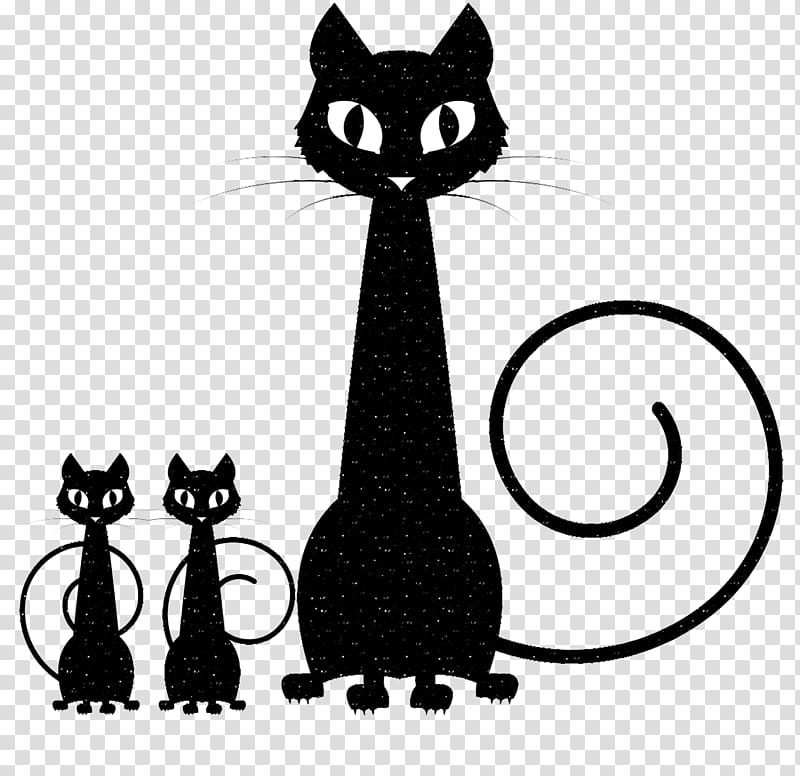 Black cat Kitten , Black Cat transparent background PNG clipart